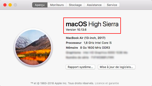 Mac OS High Sierra